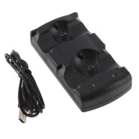 HKM-321747 USB Dual Charger Dock for PS3 Controllers and Move Navigation - Charges Two at Once