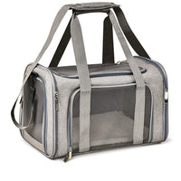 HKM-3218493 Pet Travel Backpack in Cationic Linen with Polyester Lining - Size 44x28x28cm