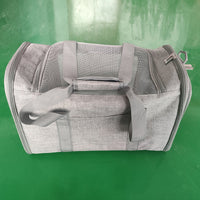 HKM-3218493 Pet Travel Backpack in Cationic Linen with Polyester Lining - Size 44x28x28cm