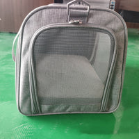 HKM-3218493 Pet Travel Backpack in Cationic Linen with Polyester Lining - Size 44x28x28cm