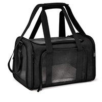 HKM-3218493 Pet Travel Backpack in Cationic Linen with Polyester Lining - Size 44x28x28cm