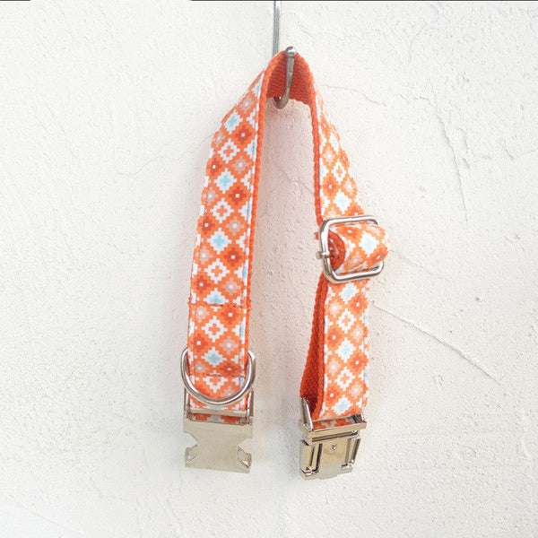 HKM-3221821 Durable Polyester Dog Pen Leash Set - Adjustable, Multiple Sizes in Biscuit Color