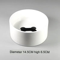 HKM-3222205 Medium Anti-Tip Dog Bowl with Neck Guard in Various Colors