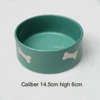 HKM-3222205 Medium Anti-Tip Dog Bowl with Neck Guard in Various Colors