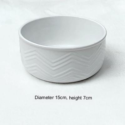 HKM-3222205 Medium Anti-Tip Dog Bowl with Neck Guard in Various Colors