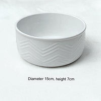 HKM-3222205 Medium Anti-Tip Dog Bowl with Neck Guard in Various Colors