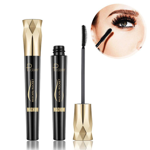 HKM-322259 4D Thick Curl Waterproof Mascara - Lengthening, Volumizing, Smudge-Proof Black Formula