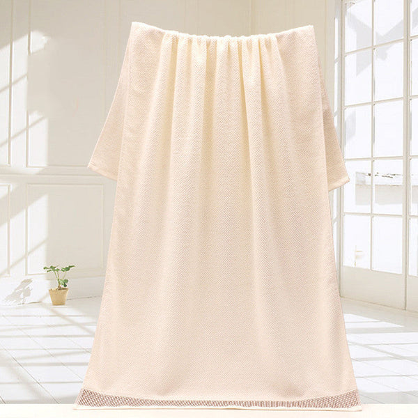 HKM-322451 Premium Pure Cotton Bath Towel - 70x140cm in Chocolate, Khaki, Beige, and Brown Shades