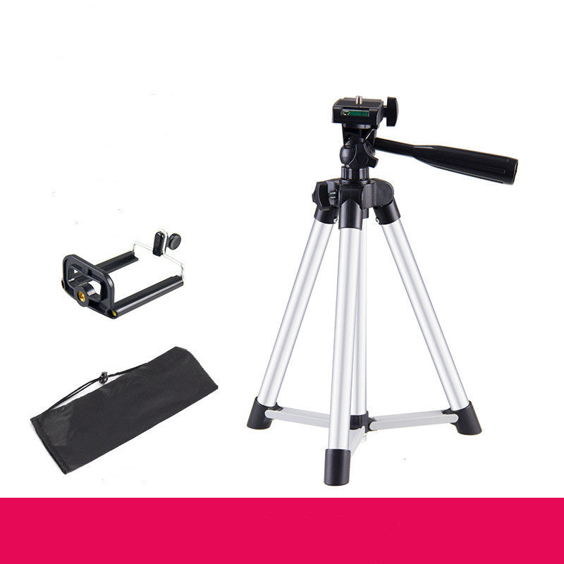 HKM-322579 Adjustable Aluminum Alloy Telescopic Tripod Stand with U-Shaped Clip - Multiple Heights Available