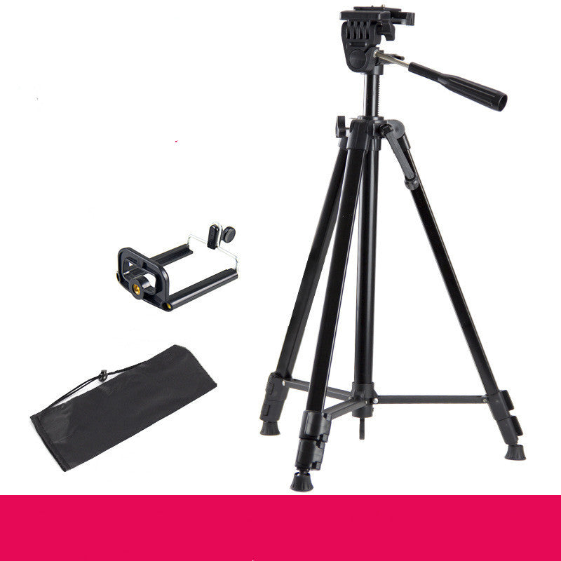 HKM-322579 Adjustable Aluminum Alloy Telescopic Tripod Stand with U-Shaped Clip - Multiple Heights Available