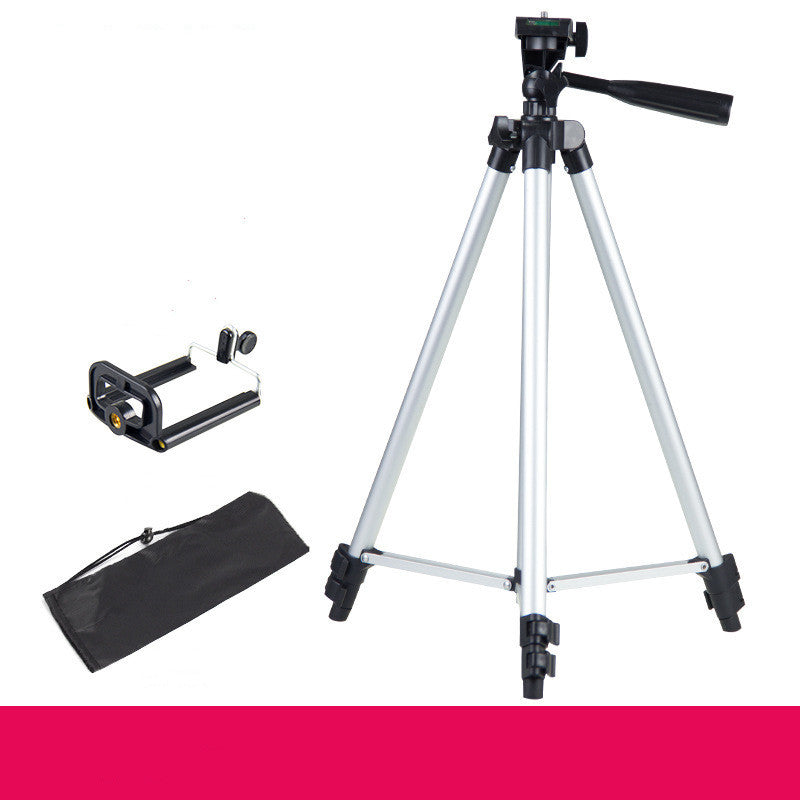 HKM-322579 Adjustable Aluminum Alloy Telescopic Tripod Stand with U-Shaped Clip - Multiple Heights Available