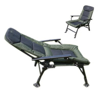 HKM-322899 Folding Fishing Chair with Metal Iron Frame and Solid Wood Seat for Outdoor Camping and Garden Use