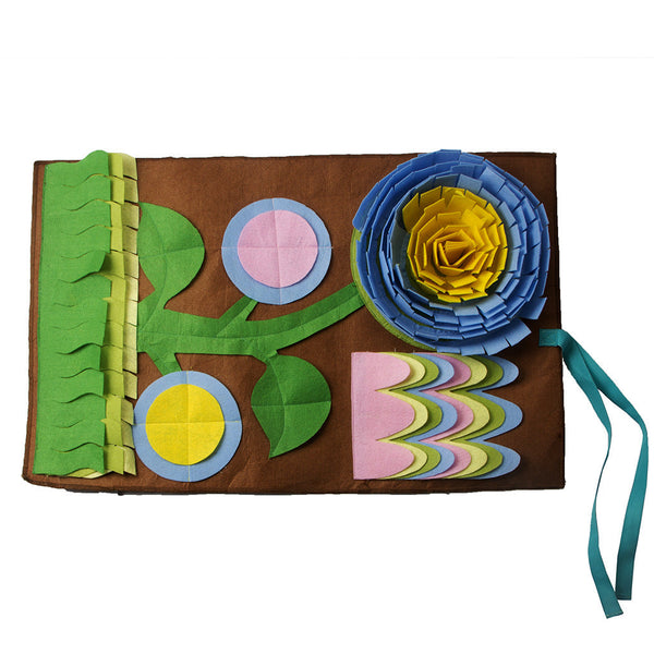 HKM-3229629 Pet Sniffing Pad for Stress Relief - Garden Flowers Design, 45x75cm