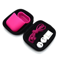 HKM-323091 Wireless Bluetooth Headset Storage Case with Earplug and Anti-Lost Rope Accessories