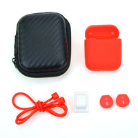 HKM-323091 Wireless Bluetooth Headset Storage Case with Earplug and Anti-Lost Rope Accessories