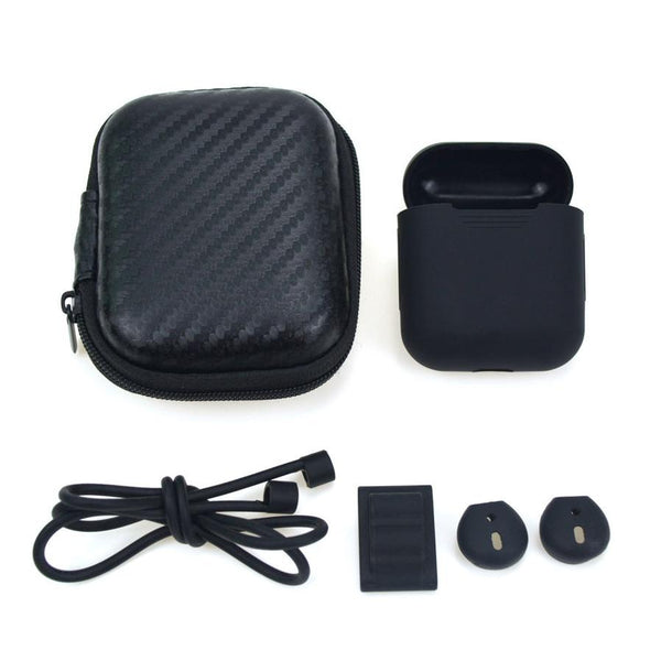 HKM-323091 Wireless Bluetooth Headset Storage Case with Earplug and Anti-Lost Rope Accessories