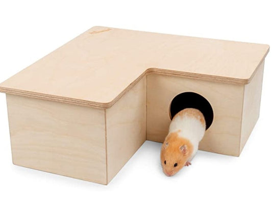 HKM-3231421 Hamster Multi-Room Habitat Made of European Birch Wood