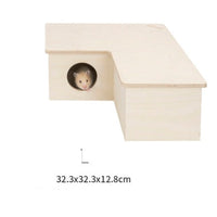 HKM-3231421 Hamster Multi-Room Habitat Made of European Birch Wood