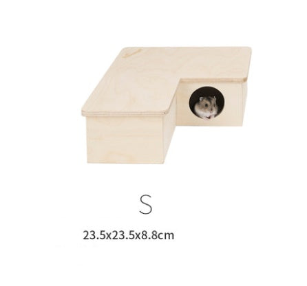 HKM-3231421 Hamster Multi-Room Habitat Made of European Birch Wood