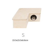 HKM-3231421 Hamster Multi-Room Habitat Made of European Birch Wood