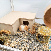 HKM-3231421 Hamster Multi-Room Habitat Made of European Birch Wood