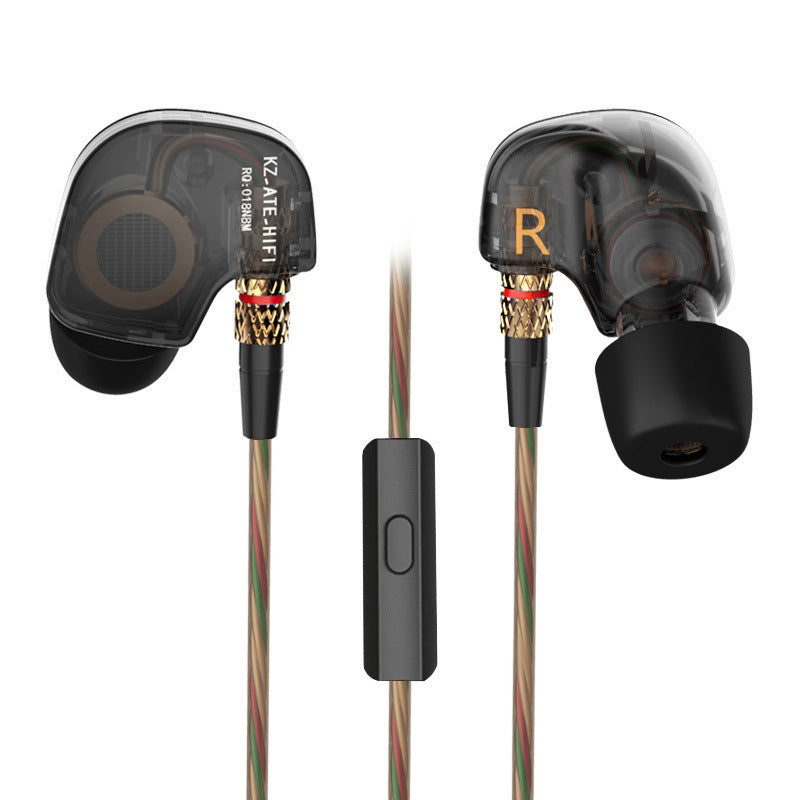 HKM-323347 High-Quality KZ-ATE Headphones with 8mm Moving Coil and 15-29000Hz Frequency Response