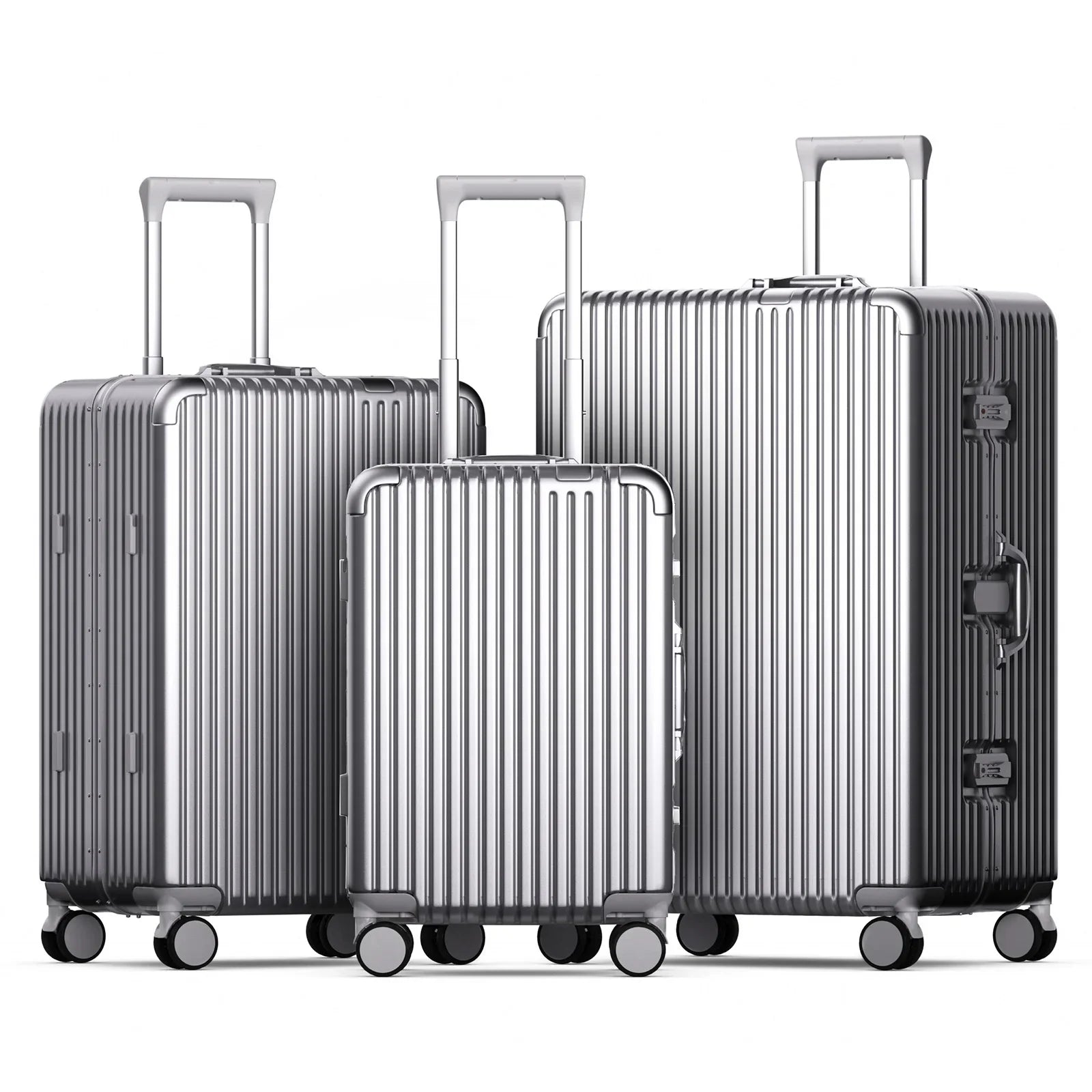 HKM-323411 20 Inch Aluminium Trolley Case Travel Bag with Custom Korean Design