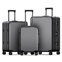 HKM-323411 20 Inch Aluminium Trolley Case Travel Bag with Custom Korean Design