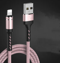 HKM-323411 Fast Charging USB Data Cable for Apple, Huawei, Xiaomi, Samsung - 1m Nylon, Aluminum Alloy, Multiple Interfaces