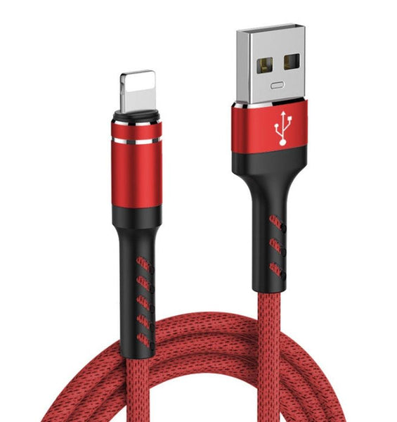 HKM-323411 Fast Charging USB Data Cable for Apple, Huawei, Xiaomi, Samsung - 1m Nylon, Aluminum Alloy, Multiple Interfaces