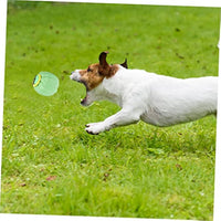 HKM-3235005 Squeaky Dog Training Ball - Puppy Chew Toy for Dental Care and Teething - Halloween Pumpkin Design