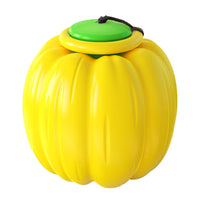 HKM-3235005 Squeaky Dog Training Ball - Puppy Chew Toy for Dental Care and Teething - Halloween Pumpkin Design