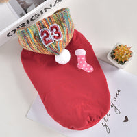 HKM-3235901 Cozy Cotton Christmas Socks for Dogs in Fun Cartoon Design - Multiple Sizes Available
