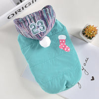 HKM-3235901 Cozy Cotton Christmas Socks for Dogs in Fun Cartoon Design - Multiple Sizes Available