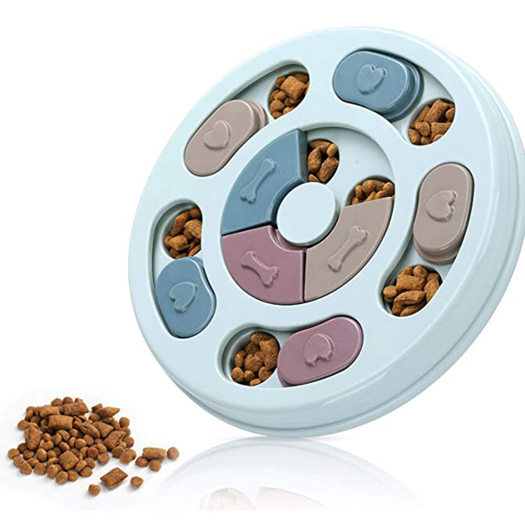 HKM-3237309 Engaging Dog Puzzle Feeding Bowl for Stimulating Mealtime Fun