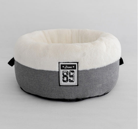 HKM-3237565 Cozy Winter Cat Sleeping Bag - Semi-Closed Cat Bed for Deep Sleep, Universal Size Options Available