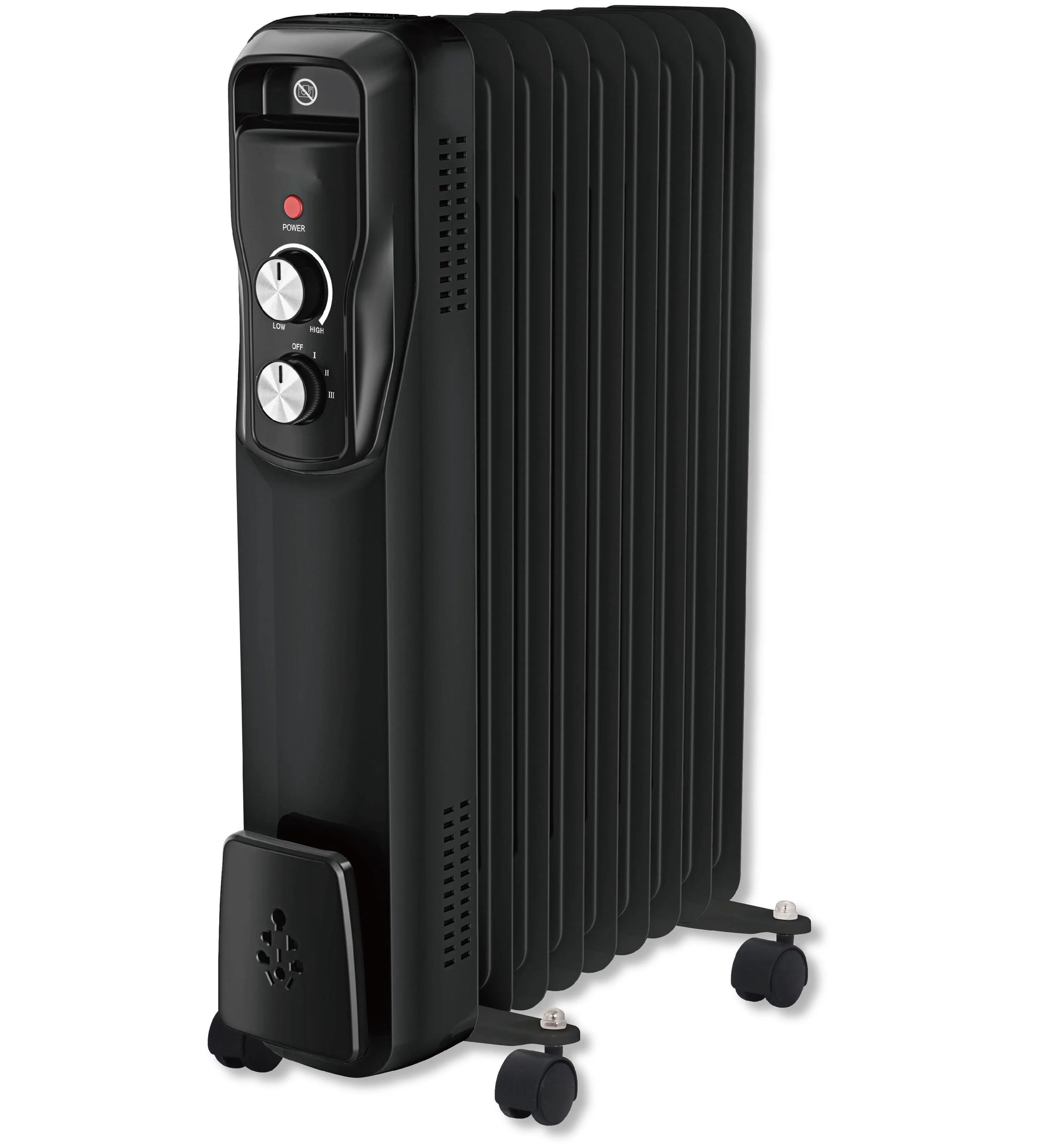 HKM-323795 Oil-Filled Electric Radiator Heater with Adjustable Thermostat and Safety Features