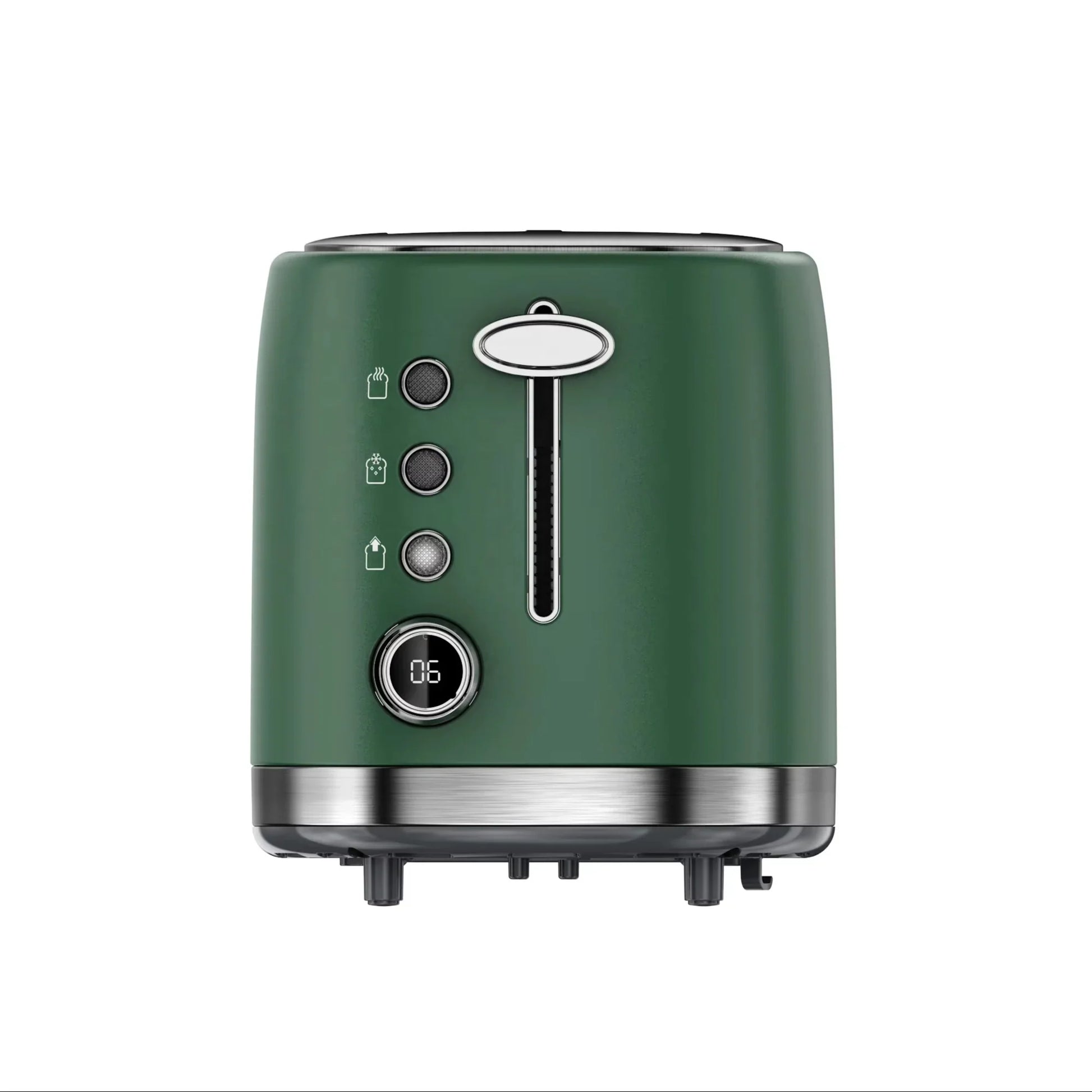 HKM-323923 Digital Display 2-Slice Toasting Machine with Defrost, Reheat and Cancel Functions
