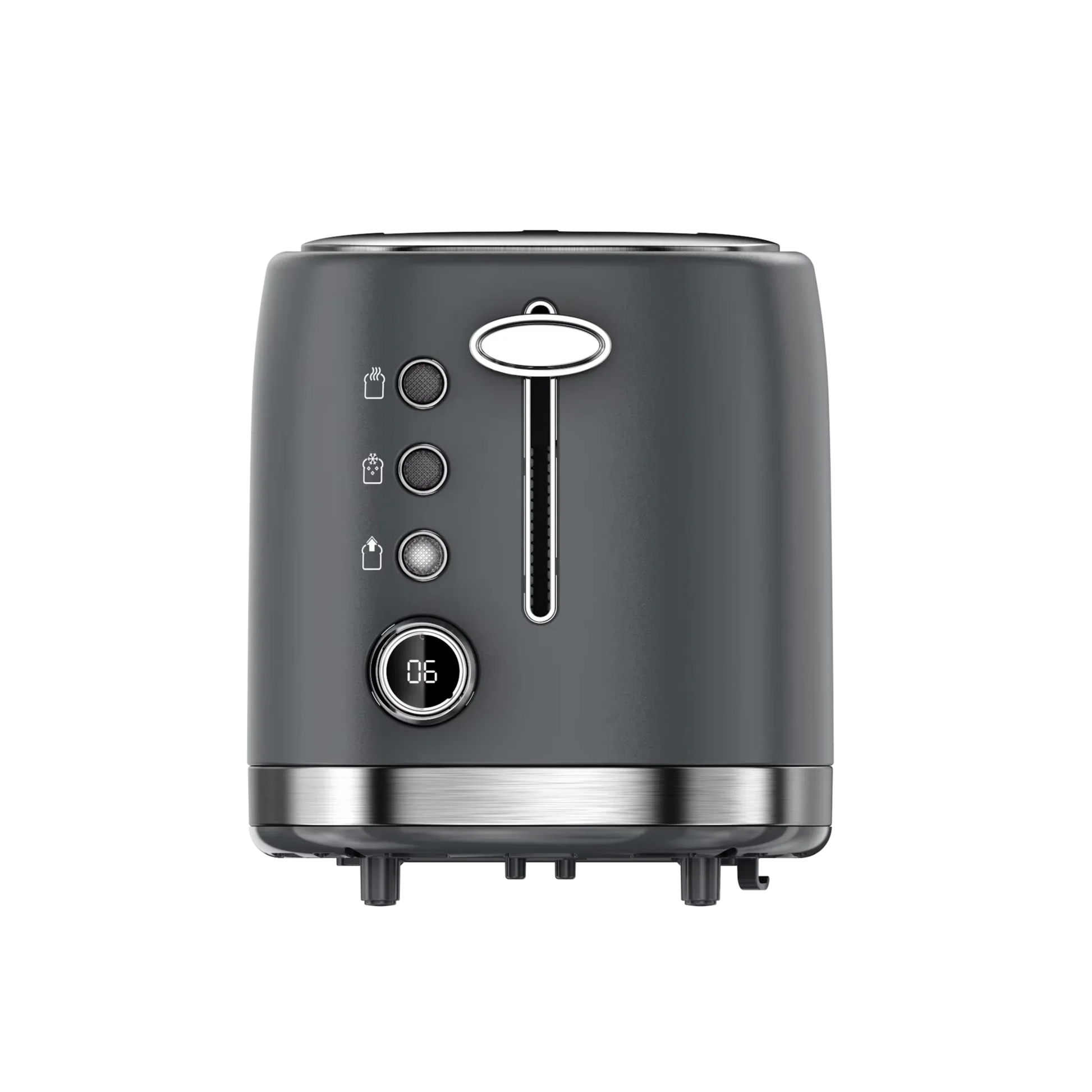 HKM-323923 Digital Display 2-Slice Toasting Machine with Defrost, Reheat and Cancel Functions