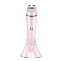 HKM-323923 Ultrasonic Electric Face Washing Brush with Pore Cleaner and Massage Functions - White, Green, Pink