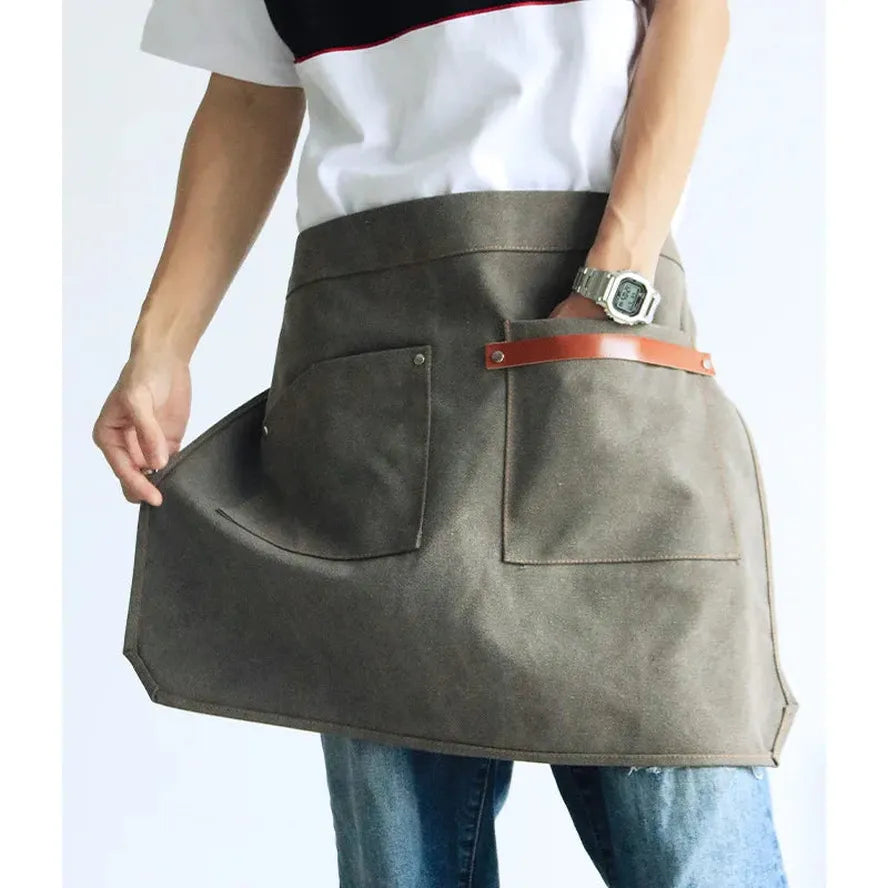HKM-324051 Canvas Waist Apron for Men and Women - Eco-Friendly Fabric, Custom Logo, Various Colours