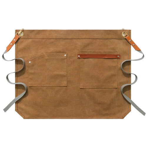 HKM-324051 Canvas Waist Apron for Men and Women - Eco-Friendly Fabric, Custom Logo, Various Colours