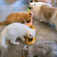 HKM-3240765 Leakproof Pet Food and Water Feeder for Dogs and Cats – Ideal for Kittens and Puppies