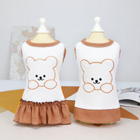 HKM-3241661 Casual Spring and Summer Pet Clothing for Small Dogs - Vests, Skirts, and Sleeved Tees