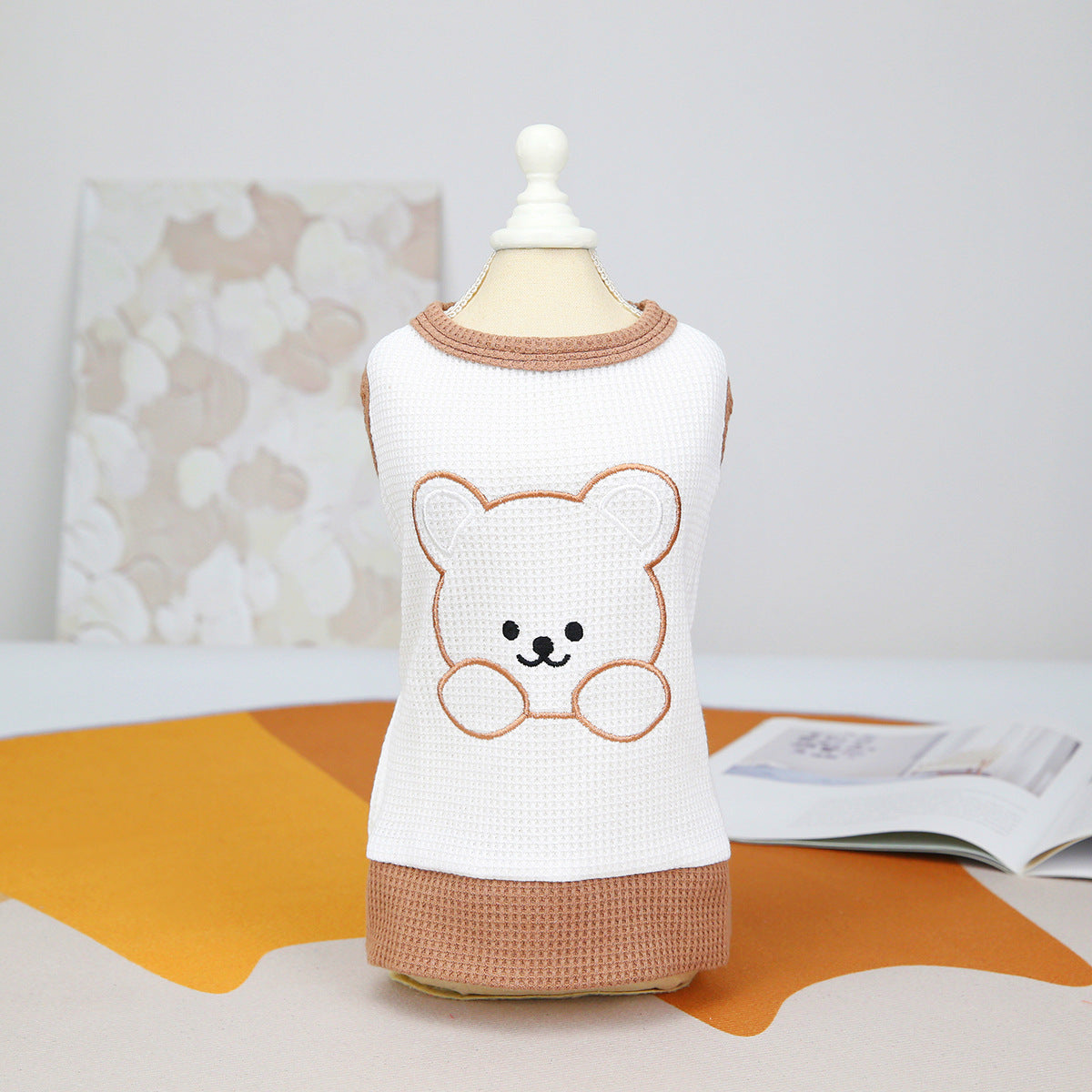 HKM-3241661 Casual Spring and Summer Pet Clothing for Small Dogs - Vests, Skirts, and Sleeved Tees