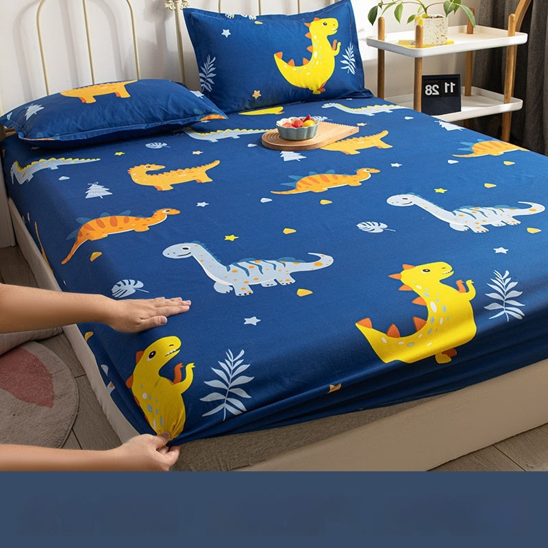 HKM-324179 Dust-Proof Non-Slip Fitted Mattress Cover in Various Sizes for Maximum Comfort