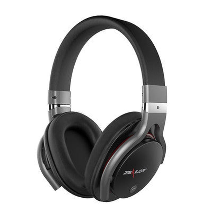 HKM-324371 B5 Wireless Bluetooth 4.0 Stereo Headset with Multi-Point Connection - Black, Silver, Red