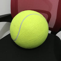 HKM-324371 Giant Durable Dog Tennis Ball for Play and Exercise - 9.5 Inch Air-Filled Rubber & Fiber