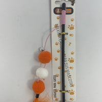 HKM-3244093 Interactive Plastic Fur Ball Cat Toy Teaser
