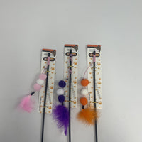 HKM-3244093 Interactive Plastic Fur Ball Cat Toy Teaser
